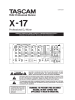 Tascam X-17 - Owners Manual 